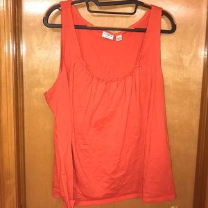 Orange tank top
